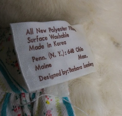 Farm Floppies Kitty Kitten 15in Plush Vintage 1984 North American Bear Co. Clean - Picture 7 of 7