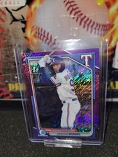 2024 Bowman Chrome Prospects Braylin Morel Rangers #BCP-192 Purple Shimmer /250