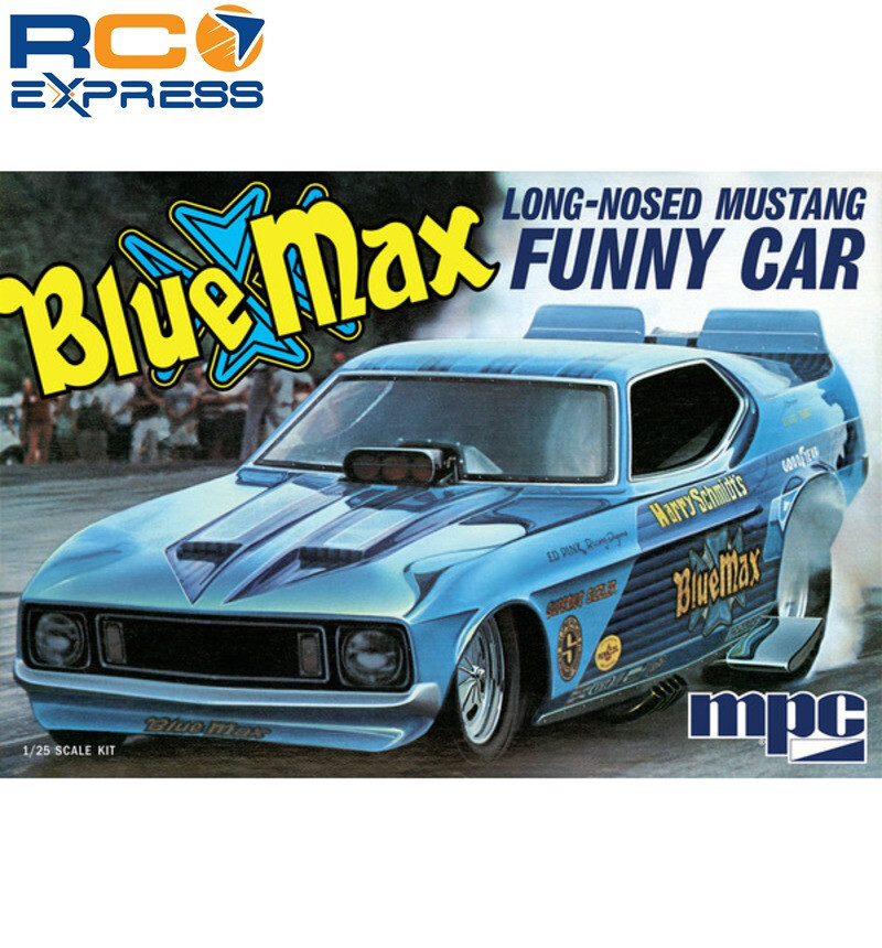 MPC Blue Max Long Nose Mustang Funny Car 1/25 MPC930 | eBay