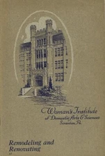 1910s Brooks Picken Woman's Institute Sewing Book 17 Remodeling & Renovating