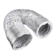 Flexible 4 inch 8 FEET Aluminum Ducting Dryer Vent Hose for HVAC Exhaust