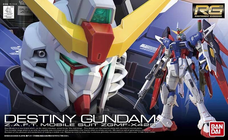 RG ガンダムSEED DESTINY4点セット が BANDAI RG Gundam SEED DESTINY 1/144 Destiny gundam ZGMF-X42S