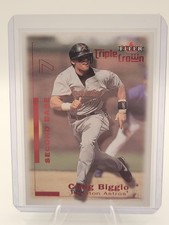 2001 Fleer Triple Crown Batting Average Red /268 Craig Biggio #69 HOF Astros