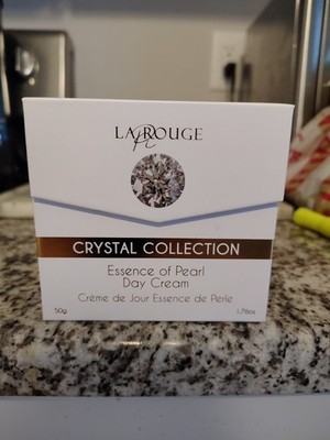 La Rouge Crystal Collection Essence Of Pearl Day Cream NIB 1.76 Oz