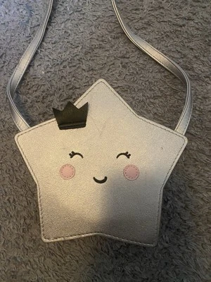 Süße Kleine Tasche Stern Silber Mädchen Stern 17 Cm - Bild 1 von 3