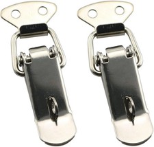 2pcs 58mm Spring Loaded Latch Catch Toggle Clamp Stainless Steel Duckbill Tensio