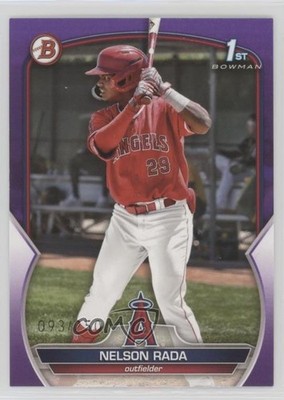 2023 Bowman Prospects Purple 93/250 Nelson Rada #BP-132 1j7t