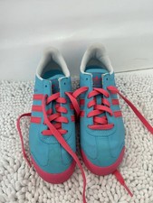 Adidas Samoa Sneakers In Blue And Pink Size 4.5