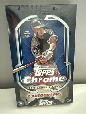 2014 Topps Chrome Baseball Factory Sealed Hobby Box