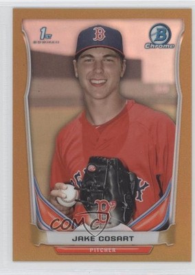 2014 Bowman Draft Chrome Gold Refractor 49/50 Jake Cosart #CDP101 0q0