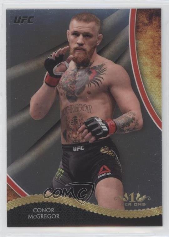 2018 Topps Chrome UFC Tier One Chrome Conor McGregor #UFCT-CM 3b3