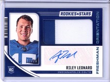 2025 Rookies & Stars #FO-RLD Riley Leonard Freshman Orientation Auto /25