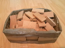 Holzbaukl&ouml;tze natur &ndash; Rechteckplatten/Rechteckst&uuml;cke im Karton