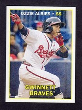 2016 HERITAGE MINORS #28 Ozhaino Ozzie Albies  ROOKIE  ATLANTA BRAVES  NM-MT   F