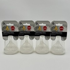 Lot of 4 boob Joovy Naturally Nood Stage 3 6M Nipples Medium Flow BPA/PVC Free