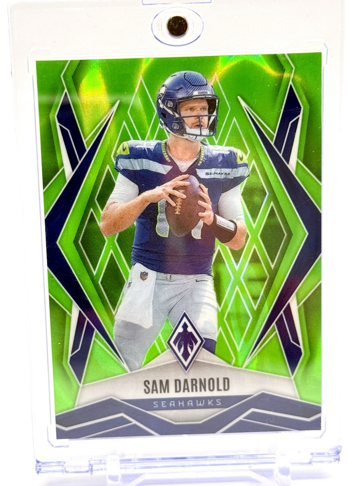 2025 Panini Phoenix - Sam Darnold #49 Lime Green Lava /225