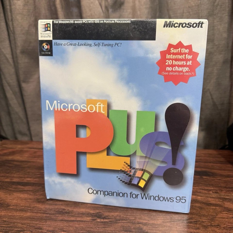 Microsoft Plus! Companion für Windows 95 Neu Versiegelt