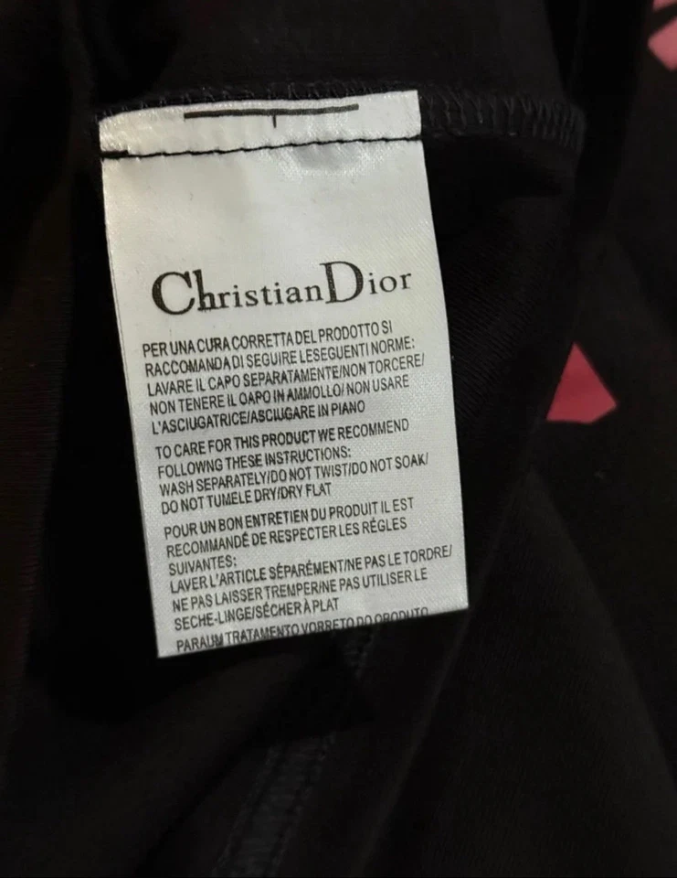 Camiseta sin mangas Dior Jadore negra roja, talla pequeña Foto 4 de 4