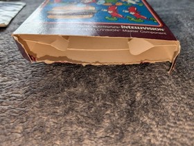 Burgertime Intellivision (1982) In Box w/Overlays, Manual, & Cartridge! Tested!