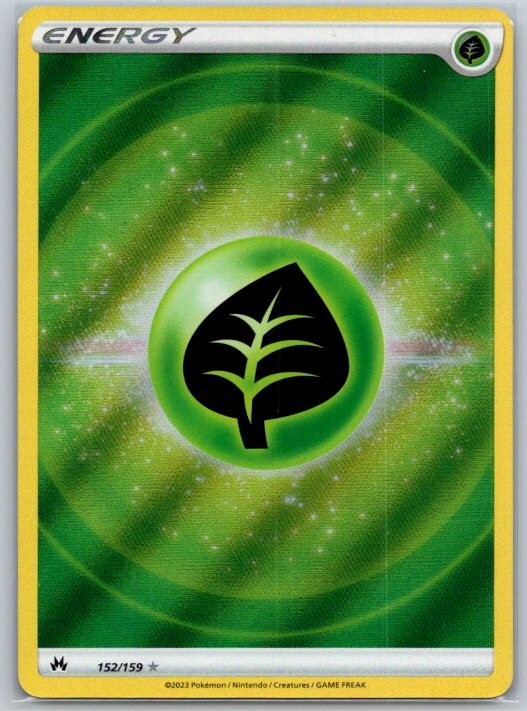 Grass Energy (Texture Full Art) 152/159 Ultra Rare Crown Zenith NM