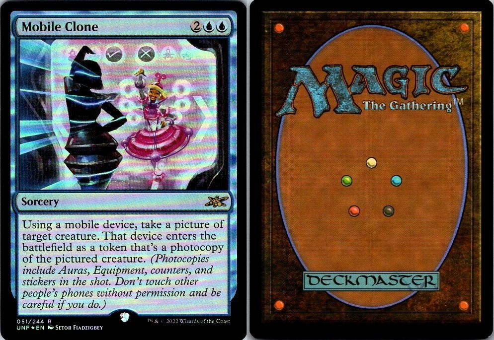 MTG MOBILE CLONE 51 UNFINITY FOIL
