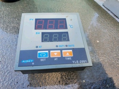 AISET YLE-2001 Temperature Controller NTTE-2421v 2009 heat press time control