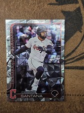2025 Topps Update Series - Carlos Santana #US148 Diamante Foil