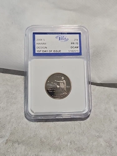 2008 S Hawaii Proof Silver Quarter 25c NGC PF70 DCAM
