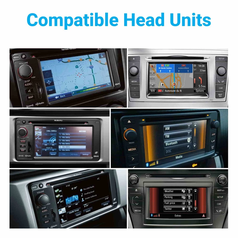 Toyota Scion Subaru Reverse Camera Kit With 16 Pin Cable Wire Harness - Image 4 of 4