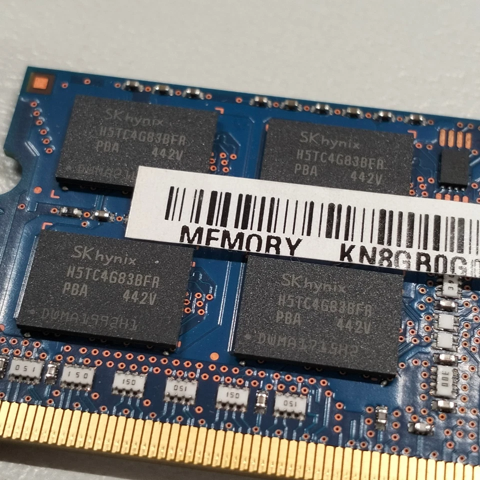 SK Hynix 8GB DDR3L RAM PC3-12800 1600MHz 1.35V 204 Pin SODIMM HMT41GS6BFR8A-PB - Image 4 of 4