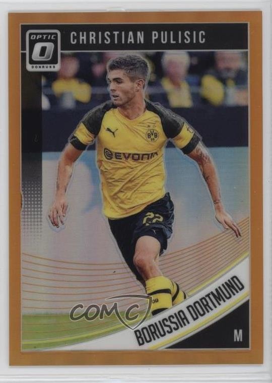 2018-19 Panini Donruss Optic Orange Prizm 89/99 Christian Pulisic #66 14tf