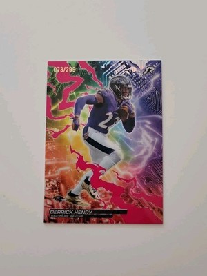 2025 Topps Resurgence Derrick Henry Circuit Breakers Magenta Surge /299 Ravens 