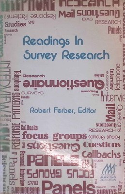 Readings in survey research. Ferber, Robert: