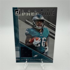 Panini 2019 Donruss Miles Sanders #RPJ-22 Eagles Rookie Memorabilia Card. rookie card picture