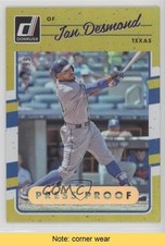 2017 Panini Donruss Gold Press Proof 81/99 Ian Desmond #160 READ 1u6
