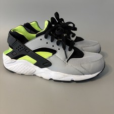 Nike Air Huarache Run GS Sneakers 6.5 Youth / 8 Womens Gray 654275-015