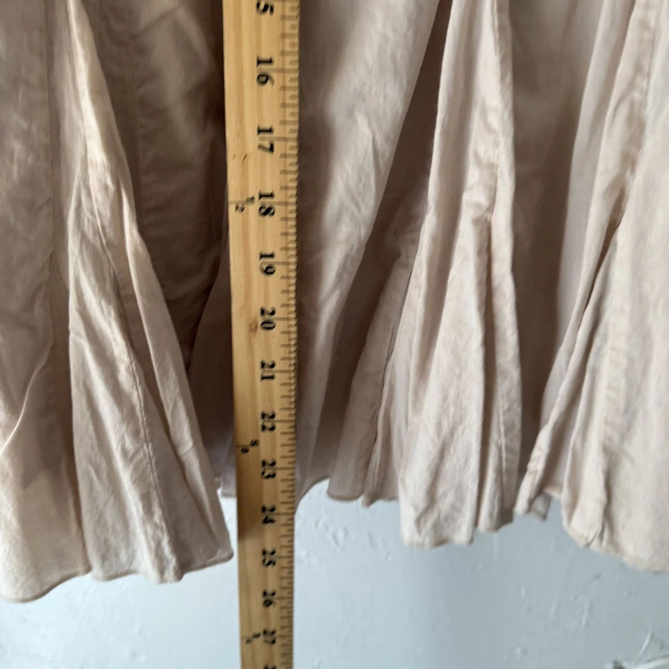 Юбка Relativity Y2k 16 расклешенная плиссированная линия миди классическая крестьянская карьерная одежда - Изображение 4 из 4