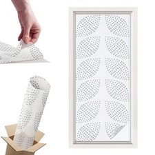 Privacy Window Film for Daytime Privacy Dotted Leaves Textures