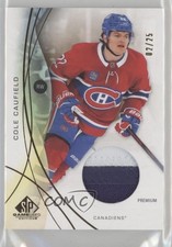 2024-25 Upper Deck SP Game Used Gold Premium Memorabilia 2/25 Cole Caufield 1m2e