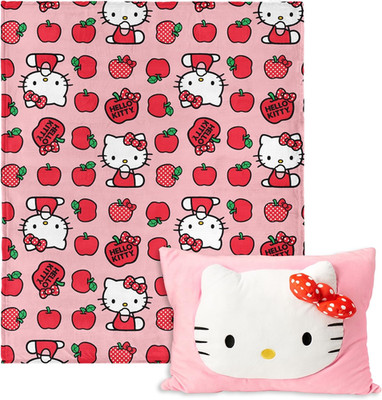 Sanrio Hello Kitty Forever Sweet Silk Touch Throw Blanket 50'' X 60'' with 3D Plus