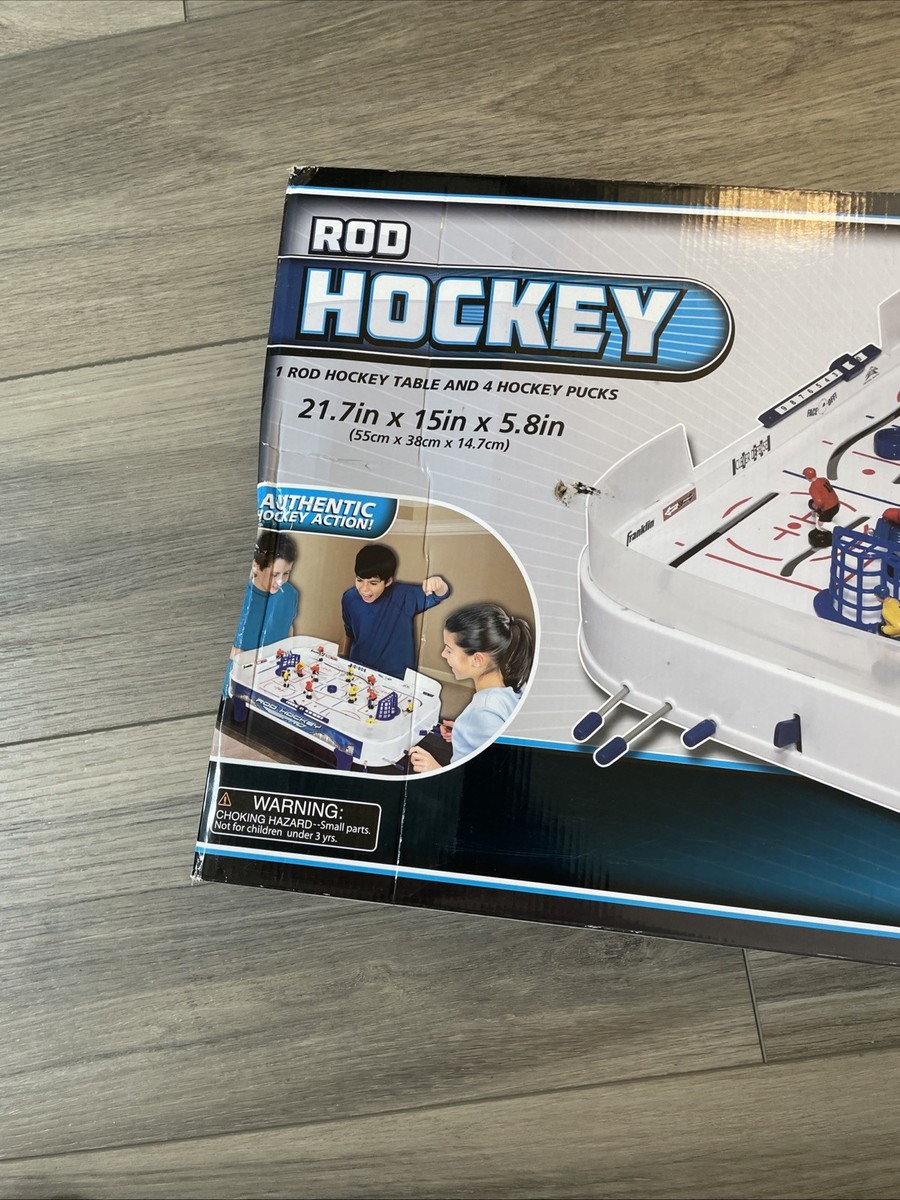 Franklin Sports Tabletop Rod Hockey Game – Mini Ice Hockey Table