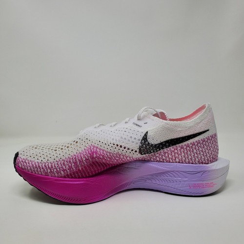 Nike ZoomX Vaporfly Next% 3 White Vivid Purple DV4129-104 Men’s Size 8.5 - Picture 9 of 11