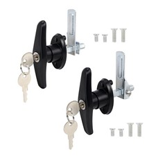 2 Pcs Truck Cap Locking Thandle Set Topper Camper Shell Keyed Alike Black 2 Pcs Truck Cap Locking Thandle Set Topper Camper Shell Keyed Alike Black