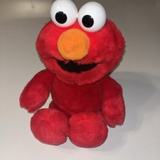 VTG 1995 Tyco Sesame Street Tickle Me Elmo Stuffed Plush Toy 15  Giggles WORKS 