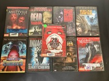 DVD Lot of 9 Horror Movie Classics See Photos / Description for Film Titles