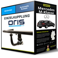 Abnehmbare AnhäNgerkupplung für Mercedes M-Klasse 07.2005-12.2011 Typ W164 Oris