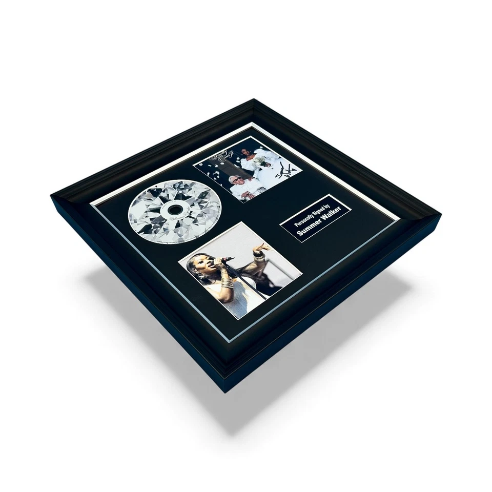 Summer Walker SIGNED Finally Over It Luxury CD Photo Display & COA Autograph - Image 3 of 4