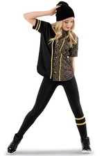 Dance Costume Intermediate Child Gold Weissman 10085 Hip Hop