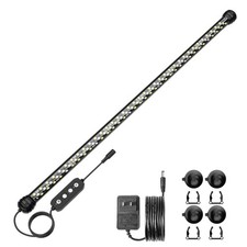 LED Aquarium Light Submersible Plant Fish Tank Lamp Timer 22.8 Inch 12W Set