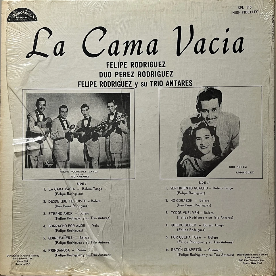 Latin, Folk, World, & Country Felipe Rodriguez Y Su Trio Los Antares, Duo Perez- - Image 2 of 4